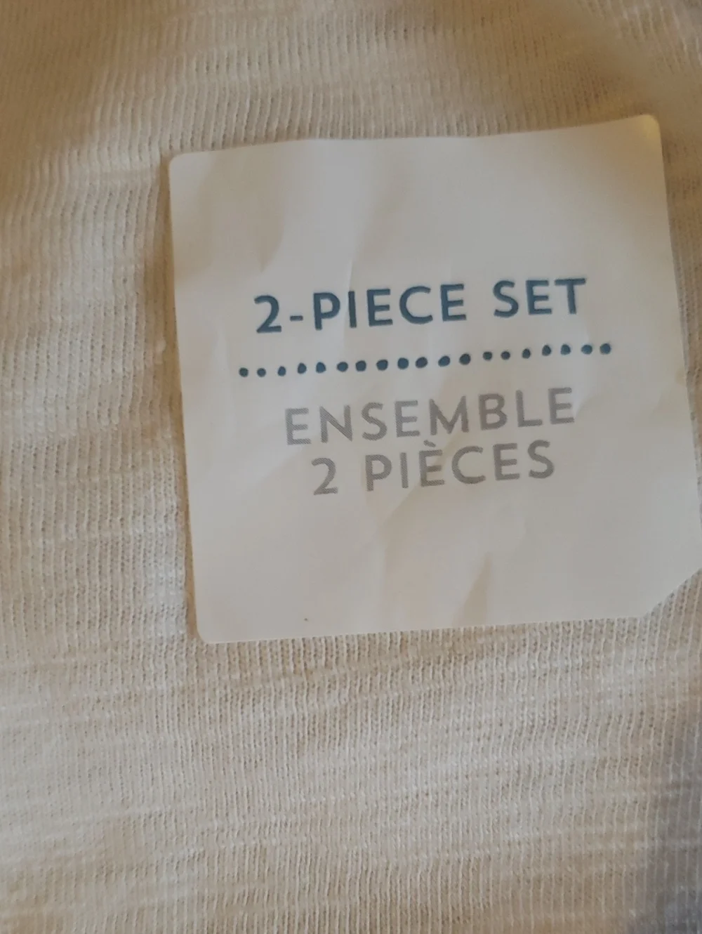 Old Navy Cream Hoodie with Navy Blue Patterned Leggings